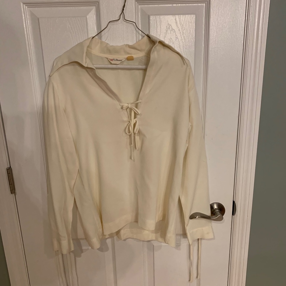 VINTAGE Cream Blouse